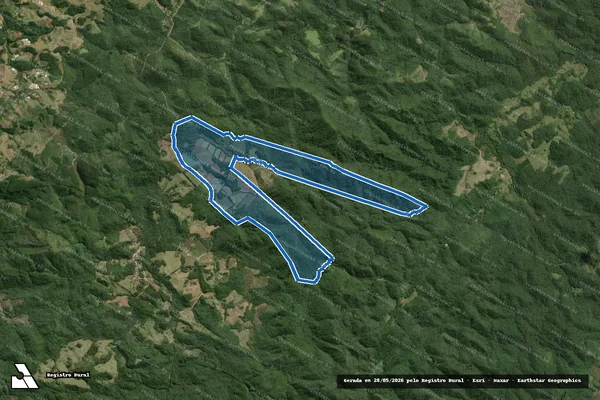 Imagem de satélite de FAZENDA MUSEROS em Ribeirão Grande - SP