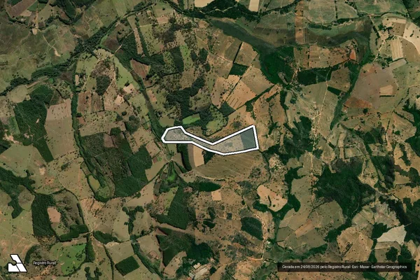 Imagem de satélite de SITIO DO SERTÃO - GLEBA 1 em Formiga - MG