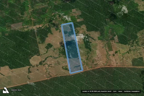 Imagem de satélite de FAZENDA SAPUCAIA I - Parcela 1 em Uruará - PA