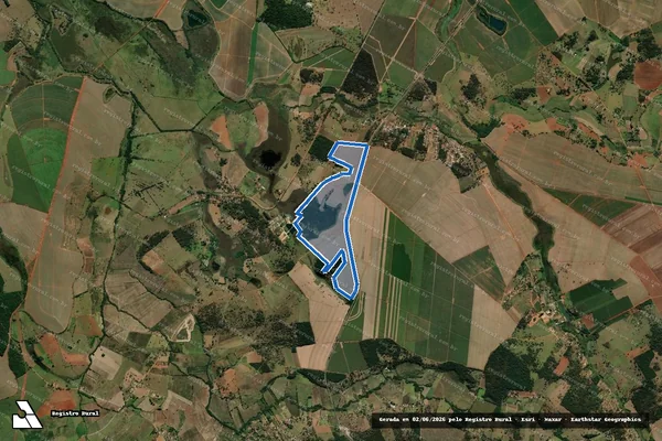 Imagem de satélite de Fazenda Capoeirão ? Parte III - Parte 1 em Japaraíba - MG