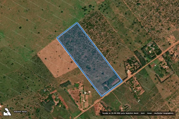 Imagem de satélite de Projeto de Assentamento Nazareth - Lote 083 em Sidrolândia - MS