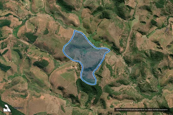 Imagem de satélite de FAZENDA MORRO MANSO  - Parte 1 em Pescador - MG