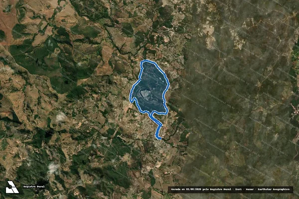 Imagem de satélite de FAZENDA TAQUARAÇU - FAZ. TAQUARAÇU em Taquaraçu de Minas - MG