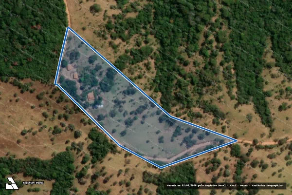 Imagem de satélite de FAZENDA BOCAINA , Integrante da FAZENDA SÃO JOSÉ - 001 em Hidrolândia - GO