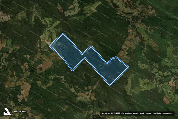 Imagem de satélite de CAMPO DE DENTRO FAXINAL DAS PEDRAS II - PARTE 1 em Guarapuava - PR
