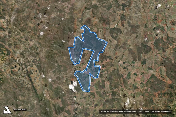 Imagem de satélite de FAZENDA ITAPOAN - FAZENDA ITAPOAN em Marcionílio Souza - BA