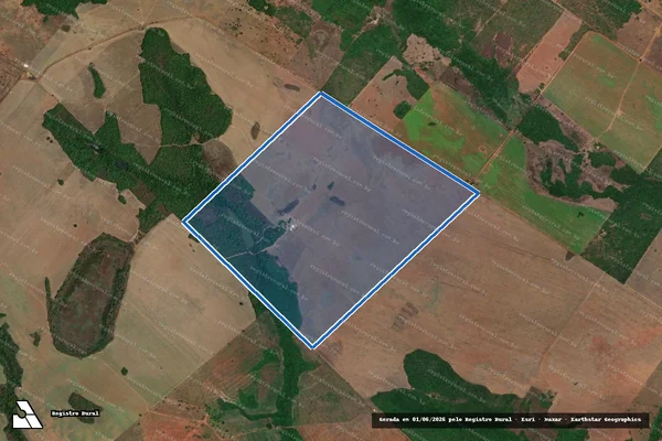 Imagem de satélite de Fazenda Novo Retiro, Parte do lote n. 13, denominada lote 13-A, do Loteamento Fazenda Santo Antônio, Gleba 09, 1ª Etapa - Parte 1 em Gurupi - TO