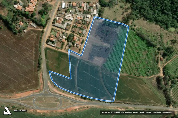 Imagem de satélite de SITIO BELA VISTA - Parte 1 em Wenceslau Braz - PR