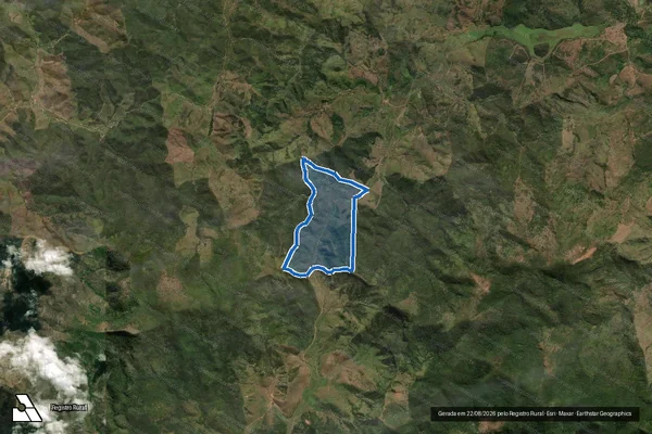 Imagem de satélite de Córrego Mundo Velho - GLEBA-4- em Água Boa - MG