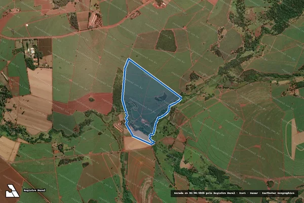 Imagem de satélite de Fazenda Barrinha em Ituverava - SP