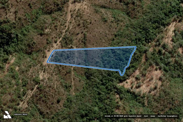 Imagem de satélite de Fazenda Do Espirito Santo - Gleba 51 em Jequitibá - MG