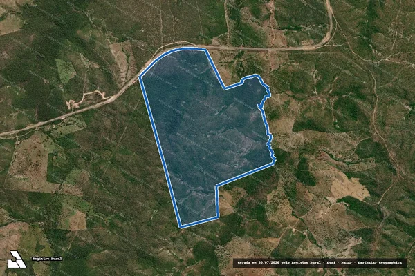 Imagem de satélite de FAZENDA REDENÇÃO DO BALSA em Pindorama do Tocantins - TO