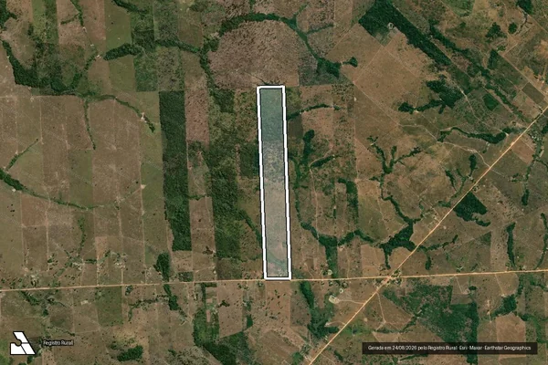 Imagem de satélite de P.A. Perseverança Pacutinga - Parte 1 em Colniza - MT