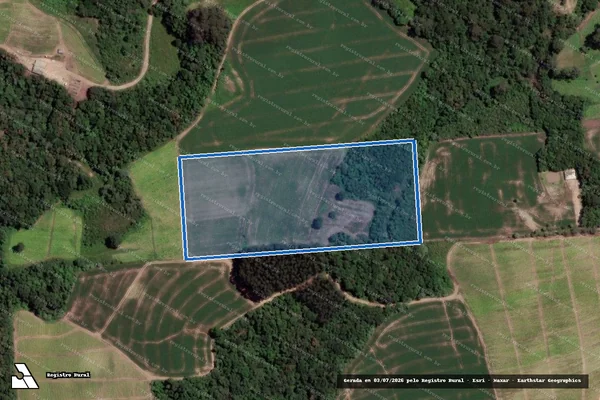 Imagem de satélite de SITIO SANTA CRUZ   - SITIO SANTA CRUZ em Rio Azul - PR