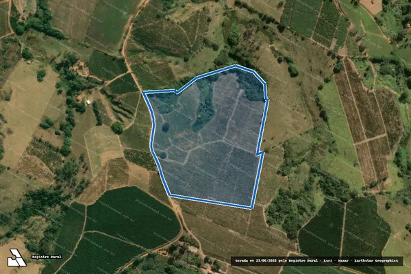 Imagem de satélite de Fazenda Estiva - Parte 7 em São João da Boa Vista - SP