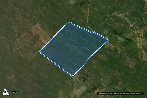 Imagem de satélite de FAZENDA PIABAS - Parcela 1 em Campo Formoso - BA