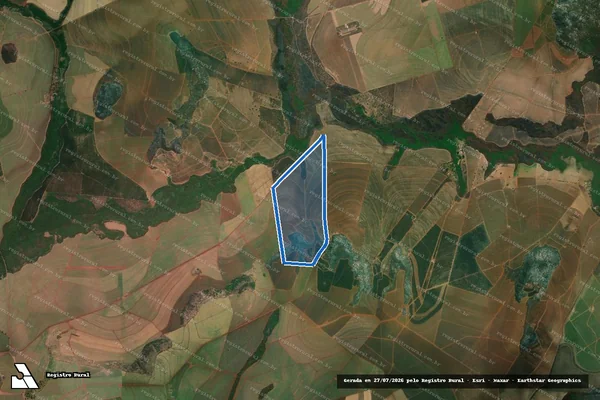 Imagem de satélite de Bloco Fazenda Santa Mariana - Fazenda Primavera ? Gleba G em Altinópolis - SP