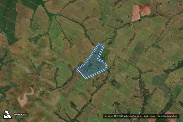 Imagem de satélite de FAZENDA DOIS IRMÃOS - Parte 1 em Paranaíba - MS