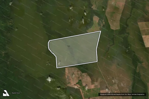 Imagem de satélite de FAZENDA SANTA MARIA - FAZENDA SANTA MARIA em Nova Lacerda - MT