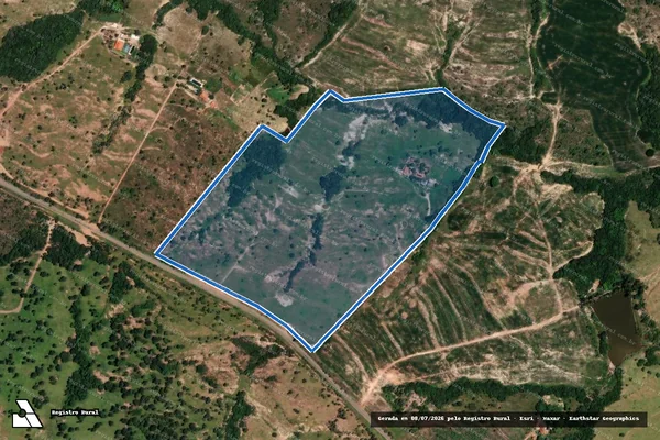 Imagem de satélite de FAZENDA CHAPADA LUGAR DEN. CAPÃO DO BARREIRO - Parcela 1 em Monte Carmelo - MG
