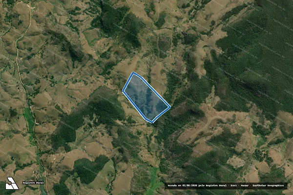 Imagem de satélite de FAZENDA GRANDE SÃO JORGE - Parte 3 em Chiador - MG
