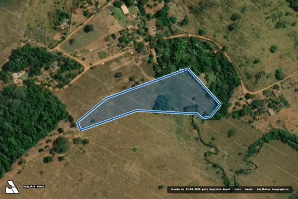 Imagem de satélite de Fazenda Vargem Bonita e Bonsucesso - Parcela 1 - PARCELA 02 em Caldazinha - GO