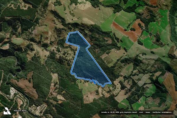 Imagem de satélite de Faxinal da Boa Vista (Gleba nº 08 (parte)) - Gleba A em Prudentópolis - PR