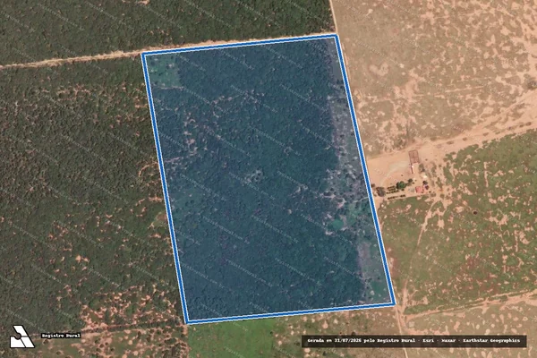 Imagem de satélite de FAZENDA CANABRAVA - Parte 9 em Iuiu - BA