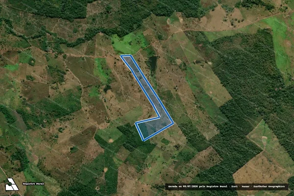 Imagem de satélite de FAZENDA FORMOSO - 02 - 07 em Tuntum - MA