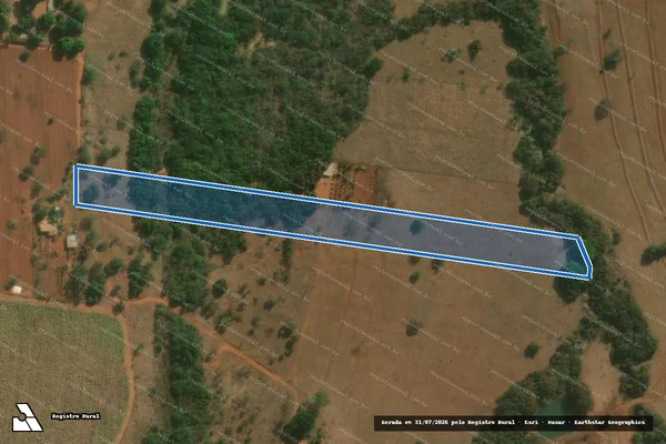 Imagem de satélite de Fazenda São José - Gleba 04 em Uberaba - MG