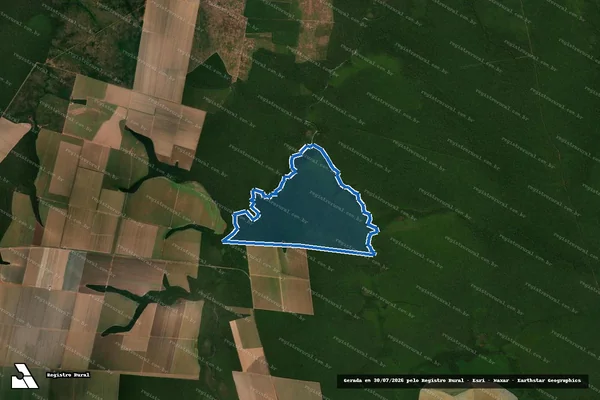 Imagem de satélite de Fazenda Júnior I - 001 em Nova Ubiratã - MT