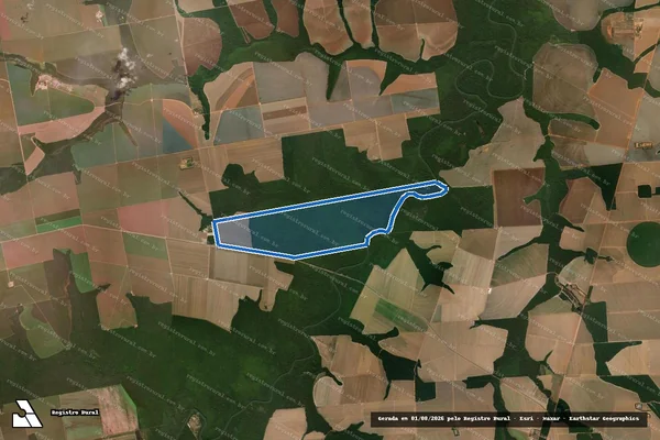 Imagem de satélite de FAZENDA BONANZA – GLEBA A2 / PARTE 05 em Sorriso - MT