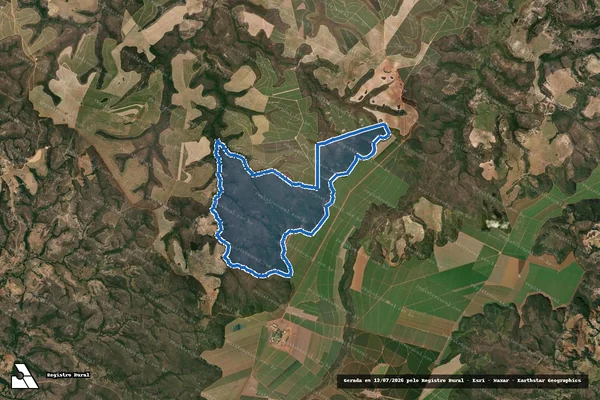 Imagem de satélite de FAZENDA OLIVEIRA E OLIVEIRAS - 001 em João Pinheiro - MG