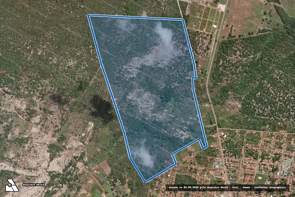Imagem de satélite de OLHO D AGUA DO PADRE e BAIXA DA TERESA            - Parte 1 em Piracuruca - PI