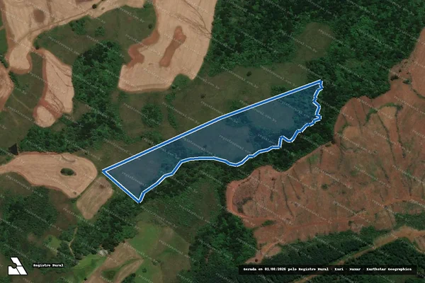 Imagem de satélite de FAZENDA DOS MORAES - Única em Campo Belo do Sul - SC