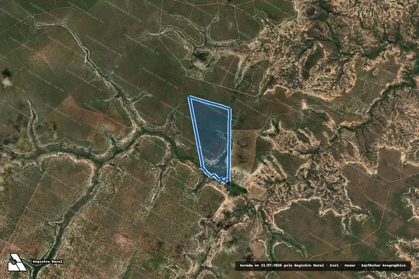 Imagem de satélite de Fazenda São Francisco - Parte 7 em Urucuia - MG
