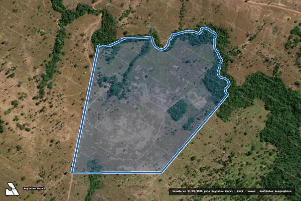 Imagem de satélite de FAZENDA OURO VERDE ? Lote 6-C do Lotº. Gleba Barreiro - Única em Itaporã do Tocantins - TO