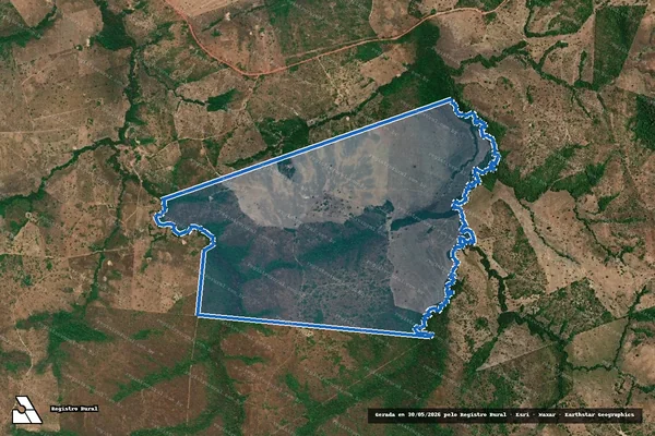 Imagem de satélite de FAZENDA BELA VISTA, LOTE 263, 266, 265-D1, LOTEAMENTO ARAGUACEMA, 3º ETAPA, FLS. 05 - Parte 1 em Goianorte - TO