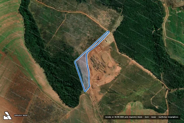 Imagem de satélite de Fazenda dos Britos - Gleba 02 em Igaratinga - MG