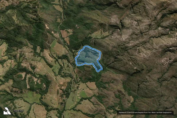 Imagem de satélite de Fazenda Fumal - Fazenda Fumal ?  Gleba 01 em São João Batista do Glória - MG