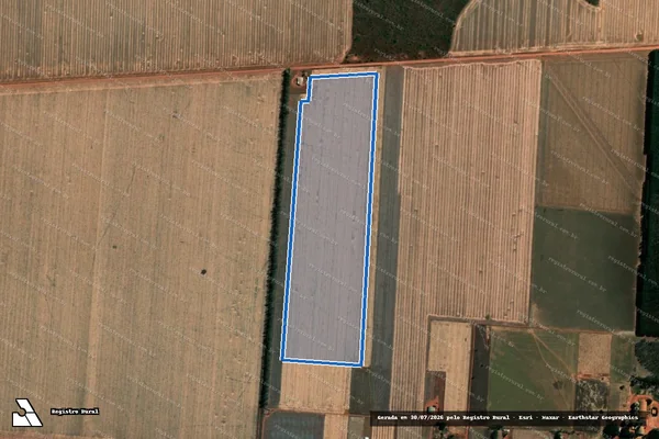 Imagem de satélite de Fazenda Santa Maria ? Lote nº 22 - Lote nº 25 de 25 em Formosa do Rio Preto - BA
