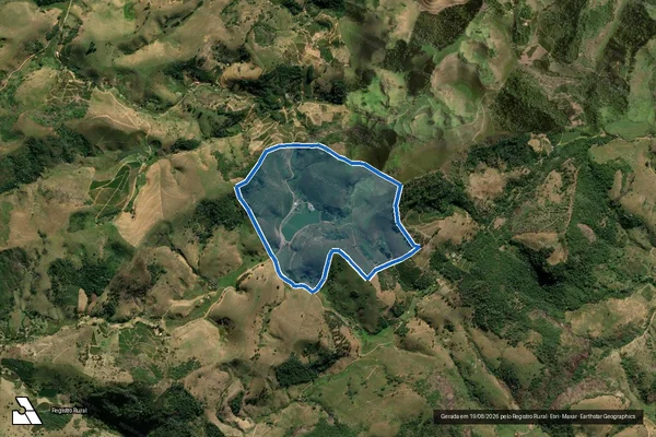 Imagem de satélite de FAZENDA SÃO SEBASTIÃO - Parte 1 em Alto Rio Novo - ES