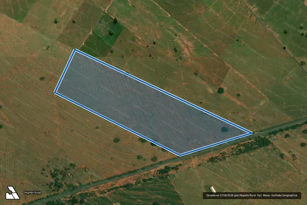 Imagem de satélite de Sítio Rancho Alegre - Parcela 1 em Presidente Venceslau - SP