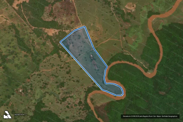 Imagem de satélite de SITIO PONTAL - Parcela 1 em Arenópolis - GO
