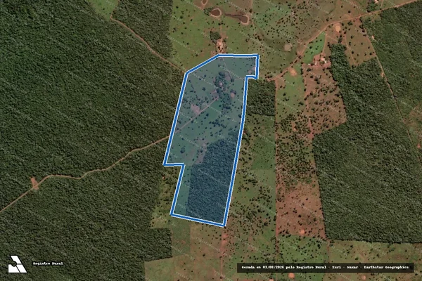 Imagem de satélite de FAZENDA SÃO FELIX - Parcela 1 em Formosa da Serra Negra - MA