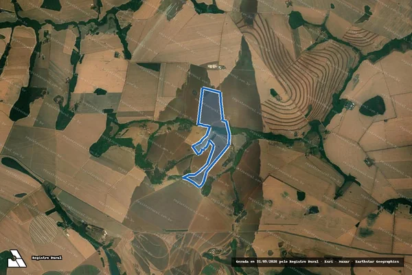Imagem de satélite de FAZENDA MONTIVIDIU BOM JARDIM - Gleba 06 em Montividiu - GO