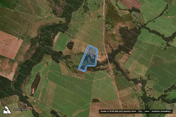 Imagem de satélite de FAZENDA LAGEADO PARTE - FAZENDA LAGEADO PARTE 3 em Rio Verde de Mato Grosso - MS