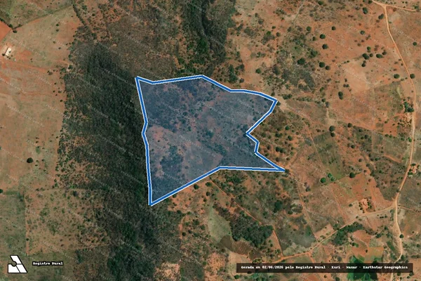 Imagem de satélite de FAZENDA LAGOA NOVA - Parte 1 em Guanambi - BA