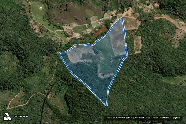 Imagem de satélite de SITIO LARANJEIRINHA - GLEBA "C" em Ladainha - MG