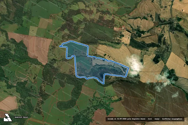 Imagem de satélite de FAZENDA ALDEIA II - Gleba 02 em Conquista - MG